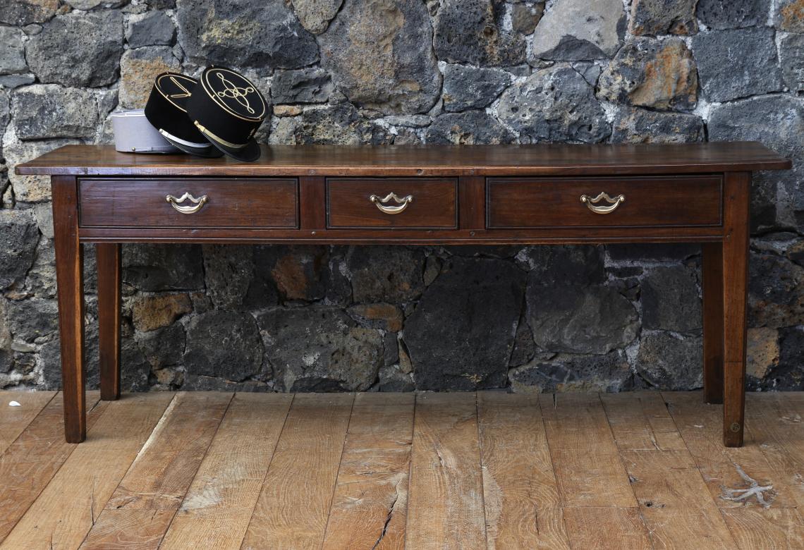 18th Century Chestnut Side Table or Breton Server